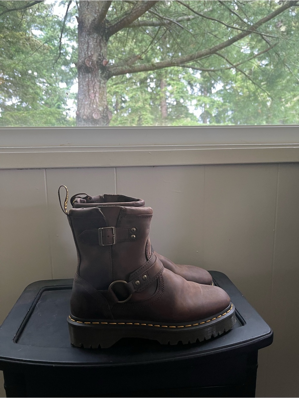 Dr. Marten ANISTONE harness brown boots
